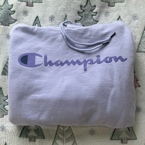 Purple Champion hoodie